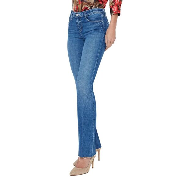 L’Agence Womens L'agence Sneeki Low-Rise Sneaker Straight Jean - Picture 3 of 5